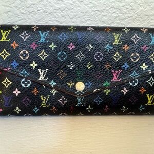 💯 Authentic Vintage LV Monogram Portefeuille Sarah Bifold Wallet
